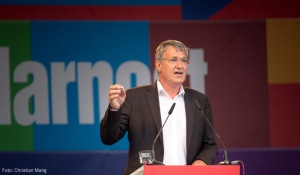 Bernd Riexinger co-président de Die Linke pour une autre politique en Europe.